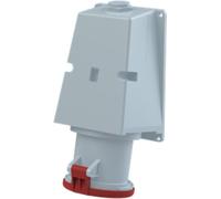 Prise murale Amphenol 63 ampères CEE à 4 broches (3P+PE), codage 6h rouge 380/415 V, fréquence 50 et 60 Hz - 1 pièce