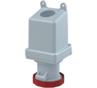 Prise murale Amphenol 63 ampères CEE à 5 broches (3P+N+PE), codage 6h rouge 200/346 V à 240/415 V, fréquence 50 et