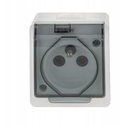Prise murale Elektro-Plast blanche 1026-01
