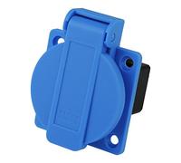 Prise murale encastrable 16 A système danois 230 V bleu Connecteur PCE 1030-0b PCE 7413