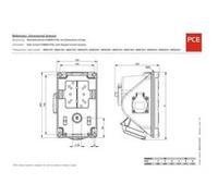 PCE Prise murale femelle CEE Combopol 16/5 5 pôles 16 A 400 V (96061551)