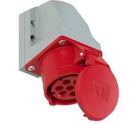 PCE Prise murale femelle CEE PCE 117-6v 16 A 7 pôles 400 V rouge, gris 1 pc(s)