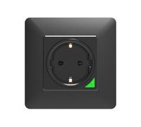 Prise murale intelligente Tuya Smart life APP, 1 pièce, télécommande vocale, ue, 16a, Wifi, fonctionne avec Google Home, Alexa, IFTTT