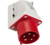 PCE Prise murale mâle CEE 525-6 32 A 5 pôles 400 V rouge 1 pc