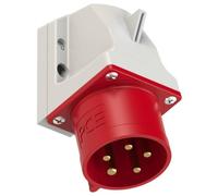 Prise murale mâle CEE 32 A 5 pôles PCE 525-6 400 V rouge 1 pc(s)