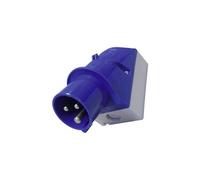 Prise murale mâle CEE-CARA 16 A 3 pôles Mennekes 332 230 V bleu