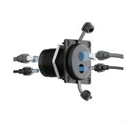 Prise murale RJ45 DC avec port d'alimentation RJ45 IP68 Transfert rapide de données pour câblage réseau de station de base extérieure de camping-car