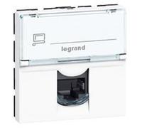 Legrand Prise RJ45 LCS2 076566 – Catégorie 6 STP blindée, 2 modules, blanc