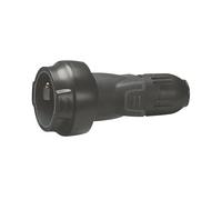 Prise noire verrouillable 2P+T 16A en caoutchouc, Legrand