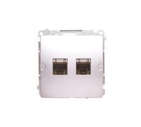 Prise ordinateur RJ45, catégorie 6 Simon Basic BM62E.01/43