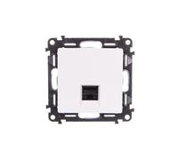 Prise ordinateur VALENA LIFE RJ45 cat.6A STP blanc 753148