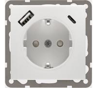 Prise Peha avec chargeur USB rws D 6511.02 SI CA (00243951)