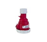 Prise portable 16A 5P 400V rouge IP67 SHARK 2152-6