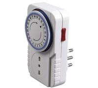 Prise Programmable Poly pool PP1408 Minuterie Quotidienne, Couleur Blanc, pour E