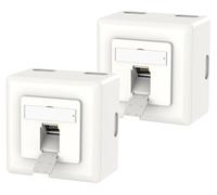 Prise réseau Cat6A universelle, 1 port RJ45, prise LAN, blindée