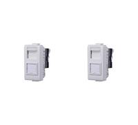Prise réseau de données RJ45 compatible Bticino Matix CAT 5E UTP couleur blanche