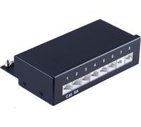 Prise réseau S-Impuls 2×RJ45, CAT6a AP/UP non blindée, 1 pièce.