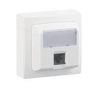 Prise RJ45 1 poste blanc Legrand Les Apparents