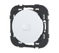 Prise RJ45 1 poste LAP Composable Blanc