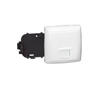 Prise RJ45 ASL numéris et internet 8 contacts blanc - - 086133