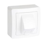 Schneider Electric SC5SHN0262342P Alrea Prise RJ45 simple catégorie 6 UTP avec cadre saillie