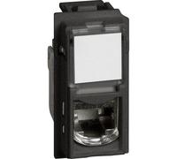 Prise RJ45 cat.6 FTP Living Now 1 module - noir (BTKG4279C6F)