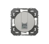 Prise RJ45 CAT6 1 poste Dooxie aluminium Legrand