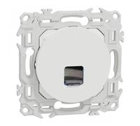 Prise RJ45 Cat6 UTP grade 1 à 2 - Odace 2025 - Blanc craie SCHNEIDER