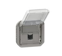 Legrand Prise RJ45 Plexo 069569L – Catégorie 6 FTP – IP55 – Composable – Gris