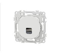 Prise RJ45 Cat6 UTP grade 1 à 2 - Odace 2025 - Blanc craie SCHNEIDER