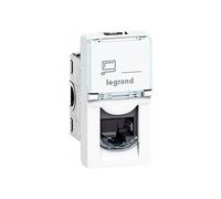 Prise Rj45 Legrand Moséic - Cat. 5e - Utp - 1 Mod - Blanc - Lcs² Legrand Leg076551