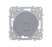 Prise rj45 Odace, aluminium