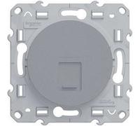 Prise rj45 Odace, aluminium G