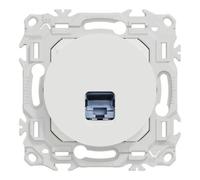 Prise RJ45 Cat6A STP grade 3TV - Odace 2025 - Blanc craie SCHNEIDER