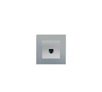 Prise RJ45 Silver Delta Viva + Plaque Silver-SIEMENS