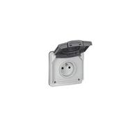 Prise saillie étanche - LEGRAND - Plexo - 2P+T - 16A - Gris