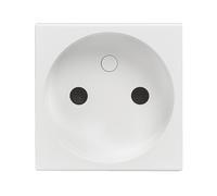 Prise sans terre 1 poste Mosaic blanc Legrand