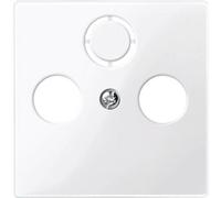Prise Sat Merten 296719 System M, 1-m, M-smart, M-plan, M-creativ Blanc Polaire Brillant - Blanc Polaire Brillant