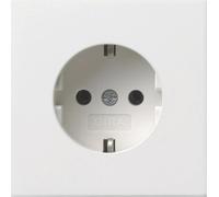Prise SCHUKO Gira Interrupteur plat Gira 0188112 Blanc pur, 1 pièce.