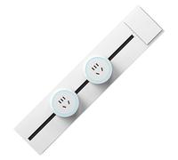 Prise Secteur Électrique Mobile | Adaptateurs Mobiles Et Détachables,Système De Rail d'alimentation Électrique | pour Maison Bureau Cuisine Chambre Appartement Hôtel École Dortoir
