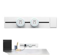 Prise Secteur Électrique Mobile,Prise Détachable Et Mobile - Système De Rail d'alimentation Électrique,Idéal pour Dortoir Appartement École Hôtel Maison Coin Étude Salle De