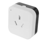 Prise Secteur Wifi Intelligente 16 A, Commande Vocale à Distance | Programmation de Plusieurs Minuteries, Mode Nuit Discret, Fiche Cn à Trois Broches, Plastique Blanc, pour Logement Élève