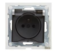 Prise simple aluminium 2P+Z IP44 16A 250V SUNO 721386