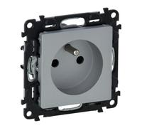 Prise simple avec/u 2P+Z avec caches VALENA LIFE 753380