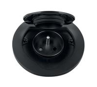 Prise simple étanche IP55 - 16A - 2P+T - rond - noir Thomson