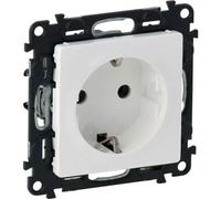 Prise simple - LEGRAND - 753120 - Valena Life - Schuko - 16A - Blanc