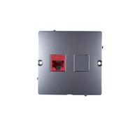 Prise simple ordinateur RJ45 Simon Basic BMF51.02/21
