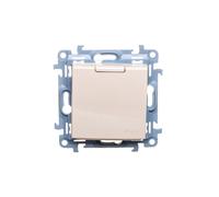 Prise simple SCHUKO avec joint avec Simon 10 CGSZ1BZ.01/41