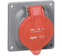 Prise Tableau 32 Ampères 3P+N+T Ip44 Rouge - Legrand Hypra Eu 52920 Rouge G