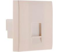 Prise TEL. RJ 45 cat.5 module large - blanc - Zenitech Blanc G